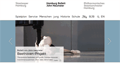 Desktop Screenshot of hamburgballett.de
